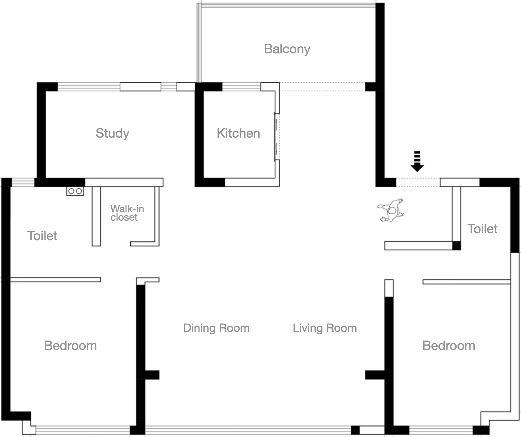 Original floor plan