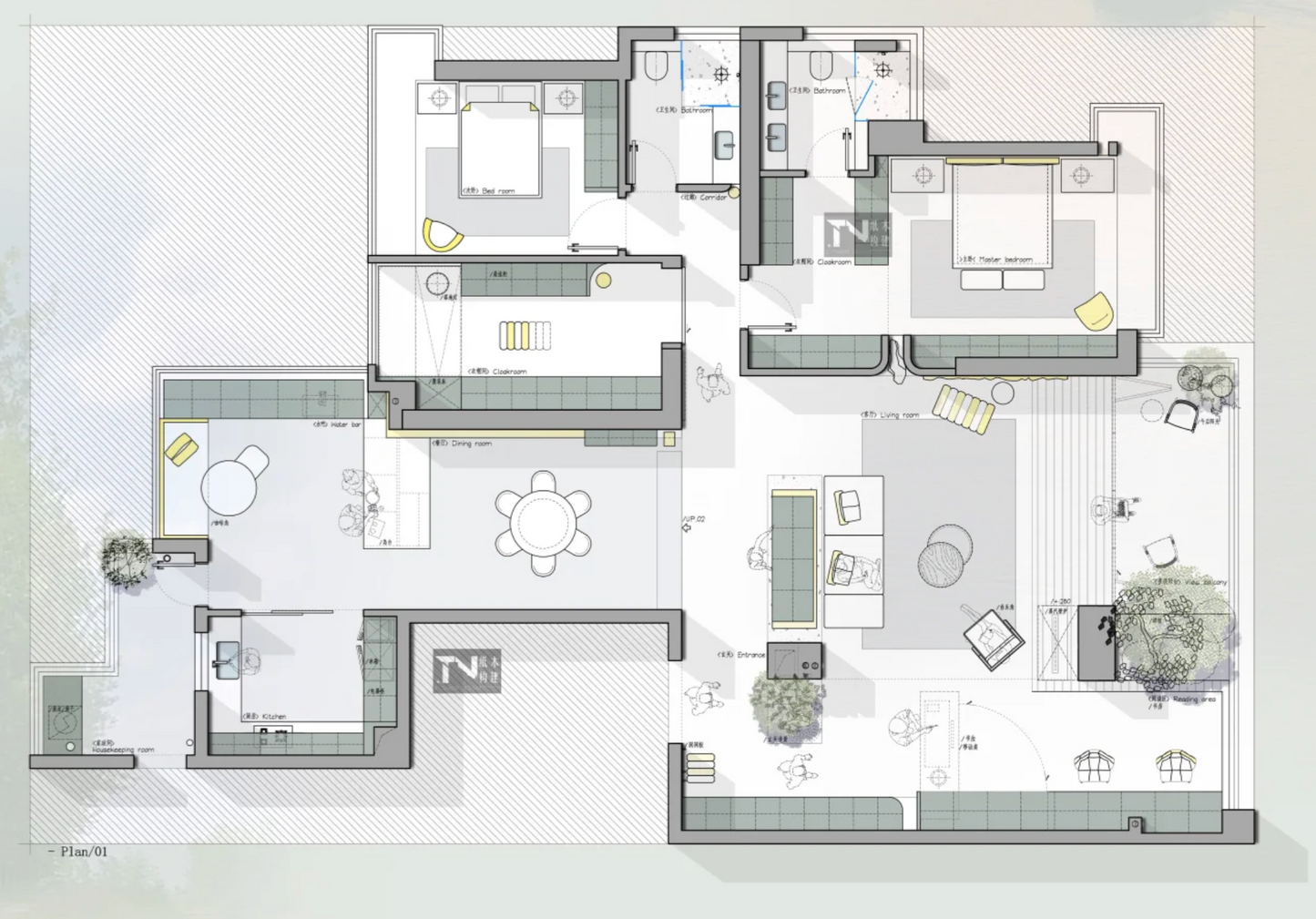 Interior Floor Plan Design Service