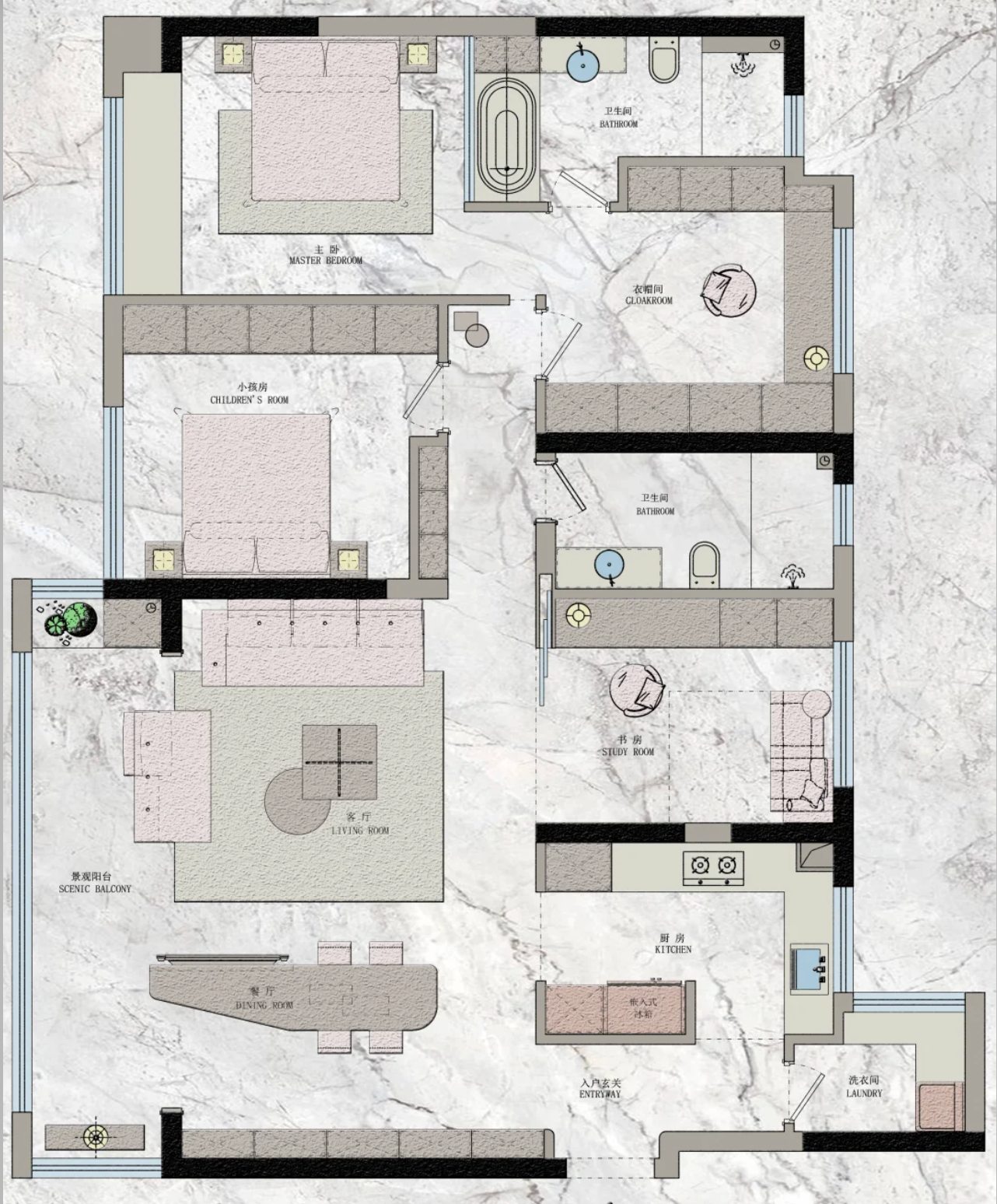 Redesigned practical and beautiful kitchen