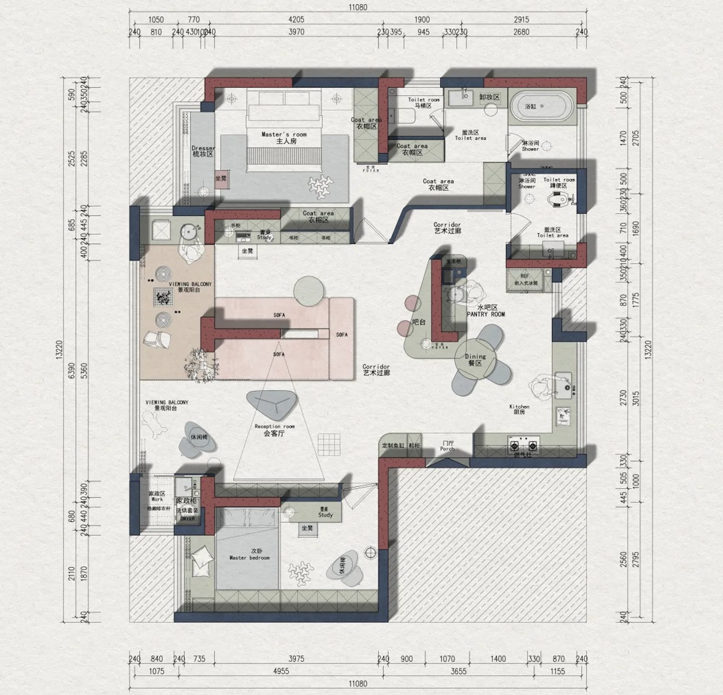 Interior Floor Plan Design Service