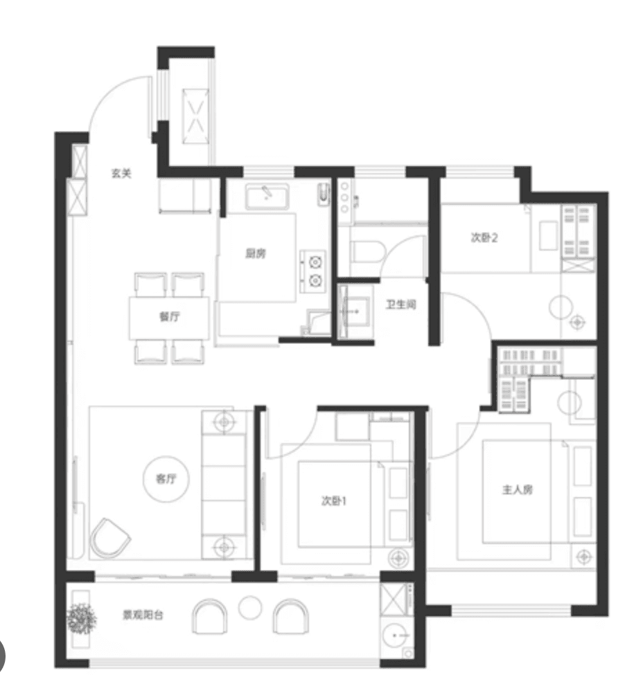 The floor plan it started from